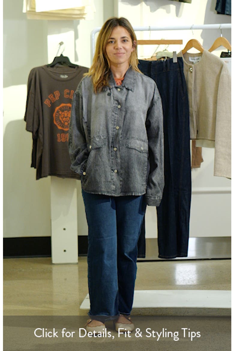 Hettie Illusion Denim Shacket video