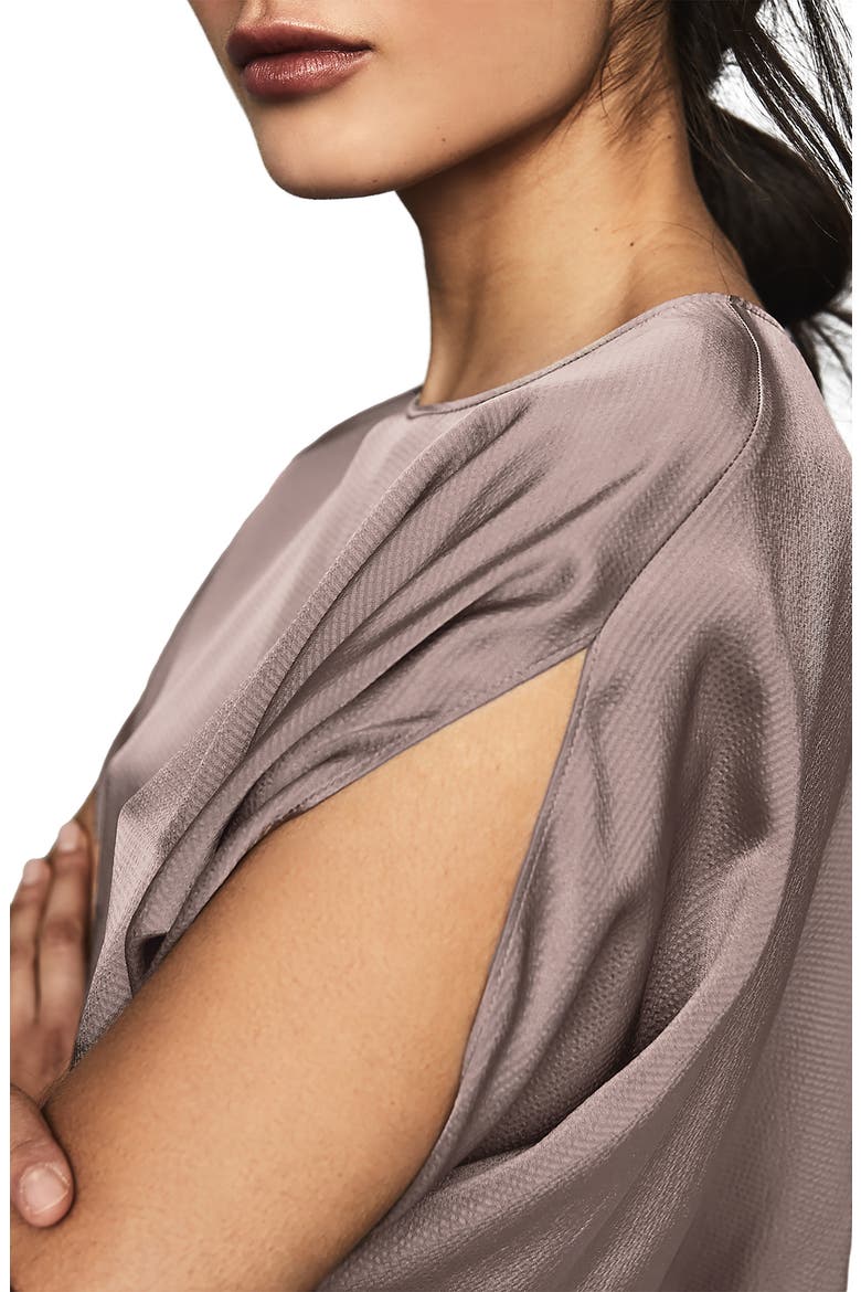 Maggie Textured Satin Dolman Top, Alternate, color, LILAC