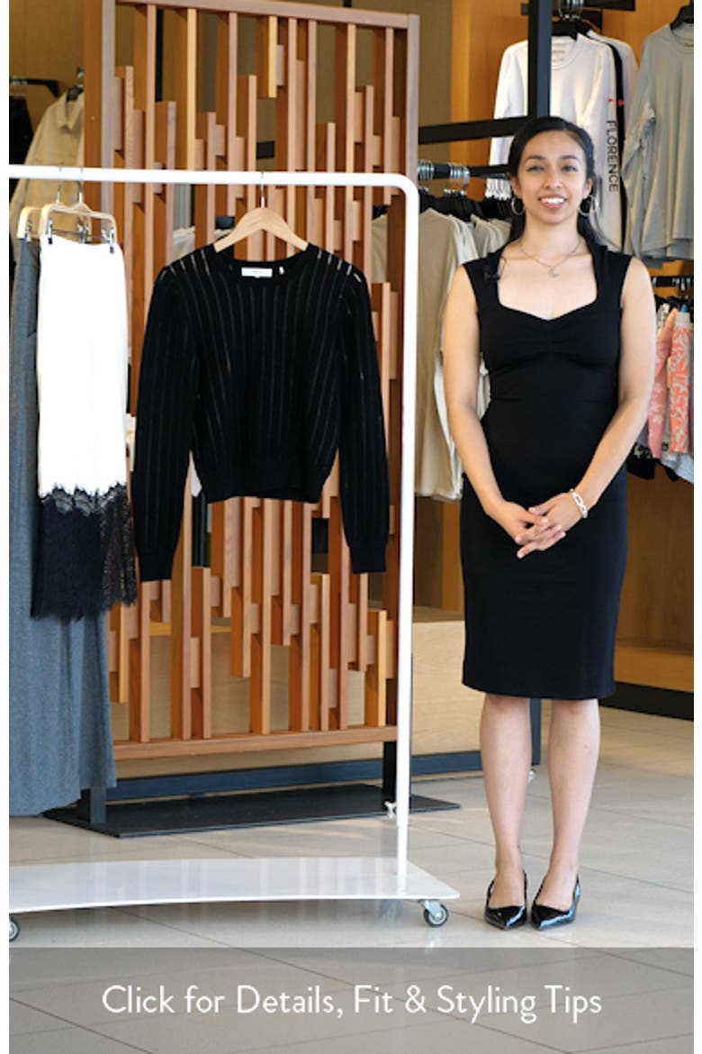 The Sheer Stripe Sweater video