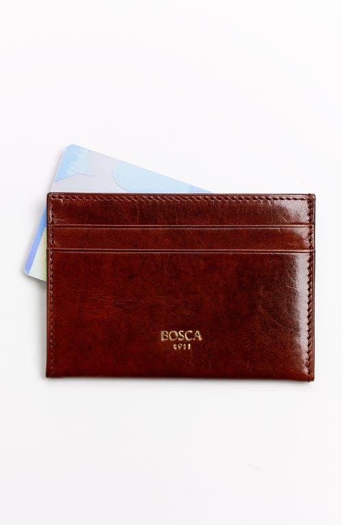 Bosca Old Leather Weekend Wallet in Cognac 
