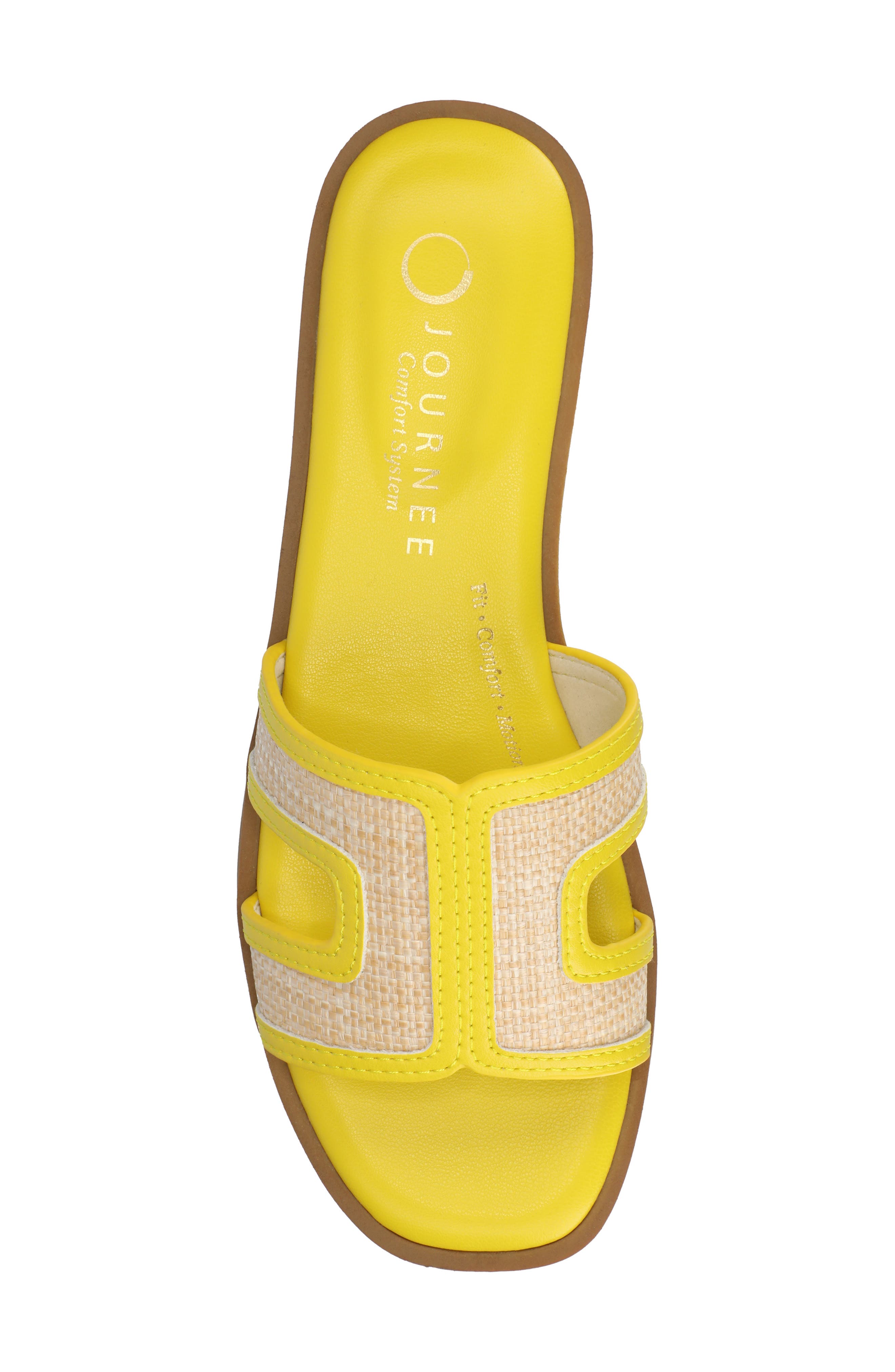 Primah Slide Sandal, Alternate, color, MANGO RAFFIA