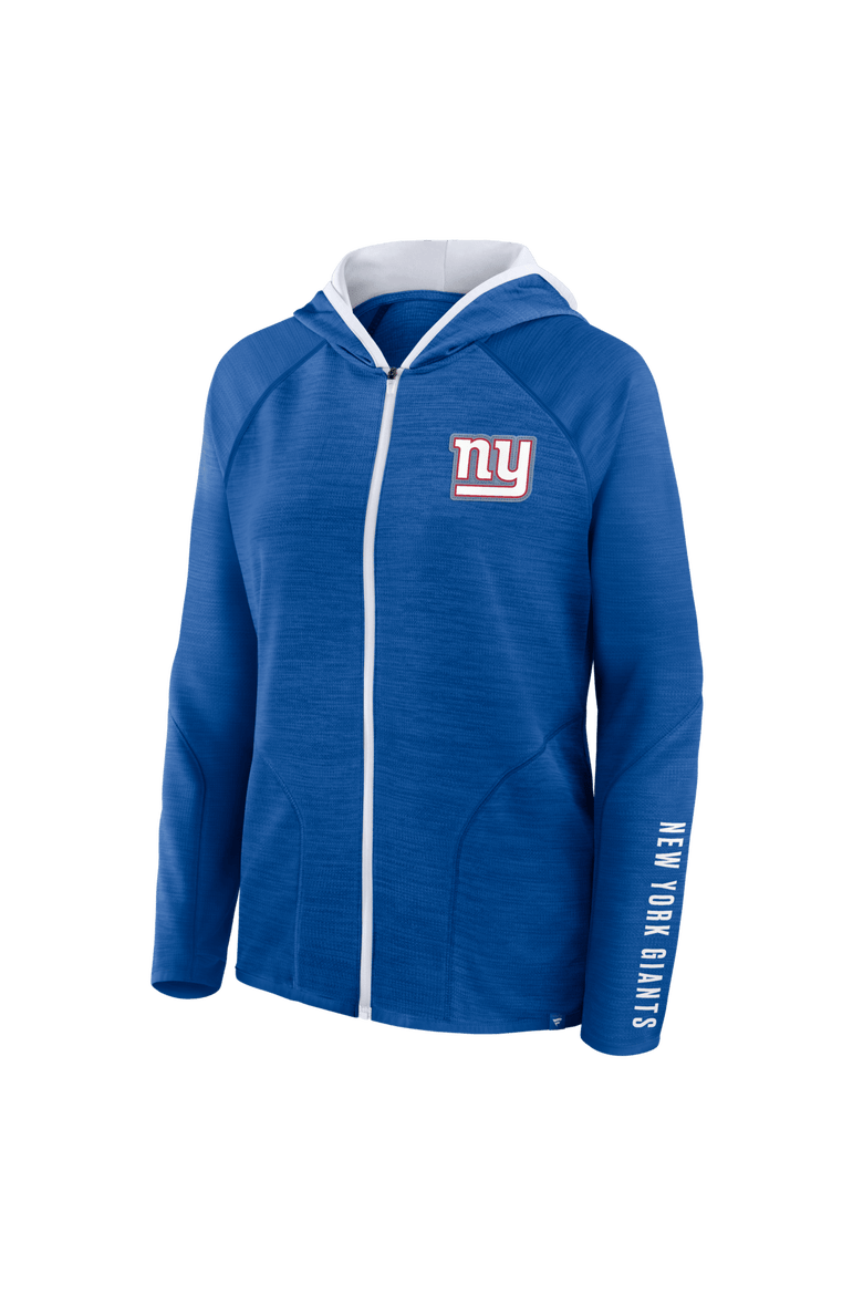 Women's Fanatics Royal New York Giants Redzone End Around Pass Raglan Full-Zip Hoodie, Alternate, color, Royal