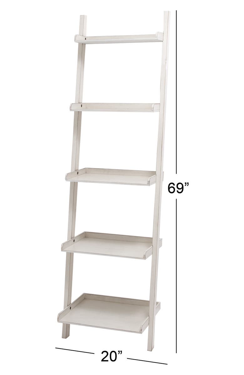 UMA White Traditional Shelving Unit, Alternate, color,