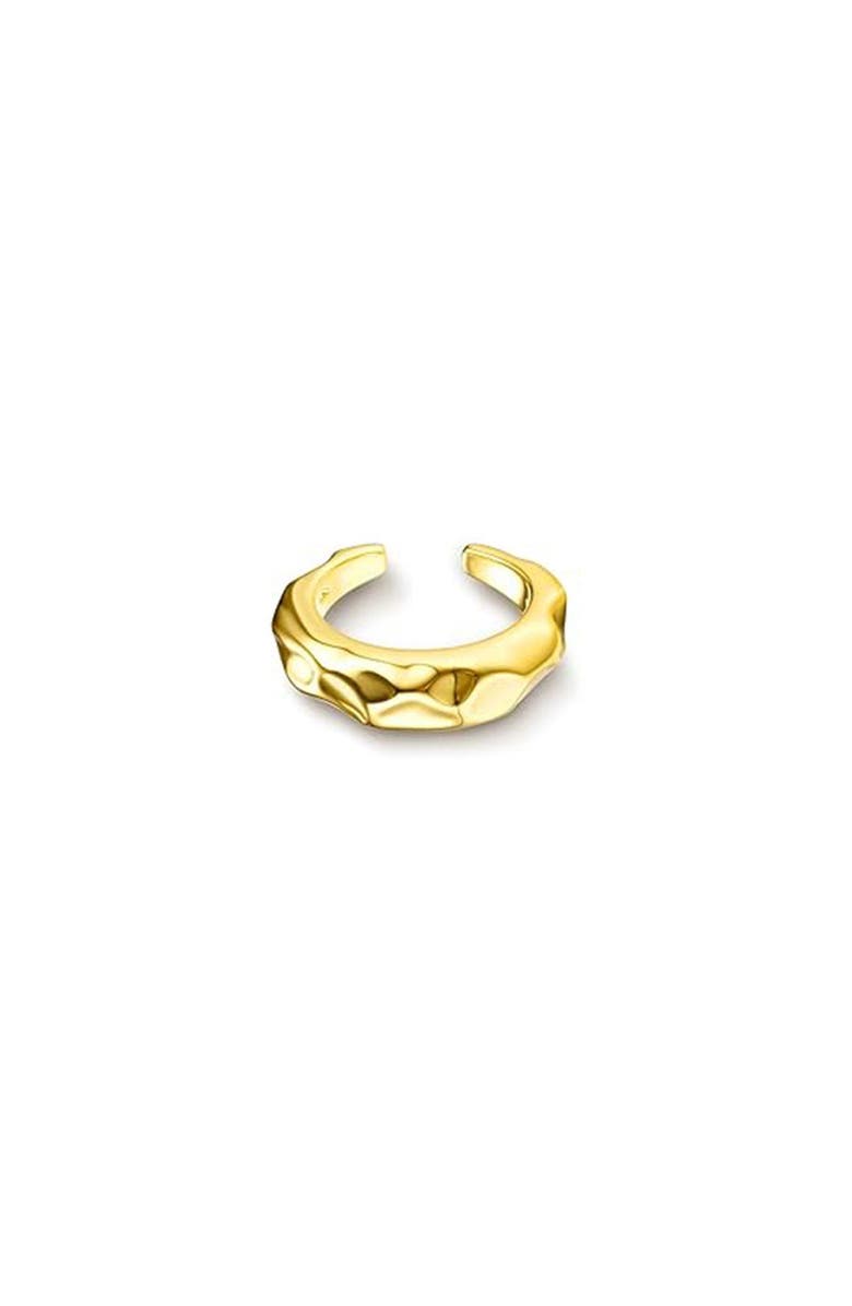 Outofoffice Gold Textured Modern Ear Cuff, Main, color,