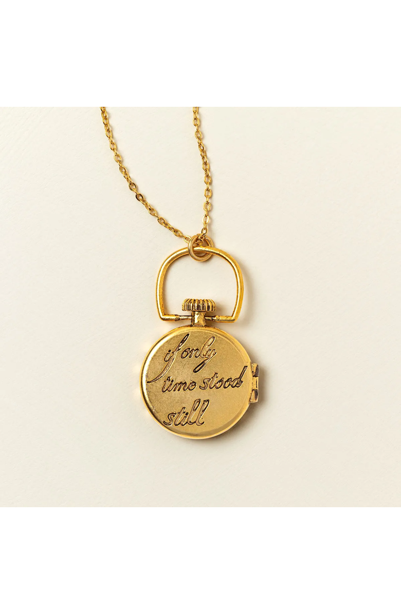 Uncommon Goods 1111 Locket by Ariana Ost, Alternate, color, Gold With Crystals