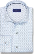 David Donahue Neat Print Sport Shirt