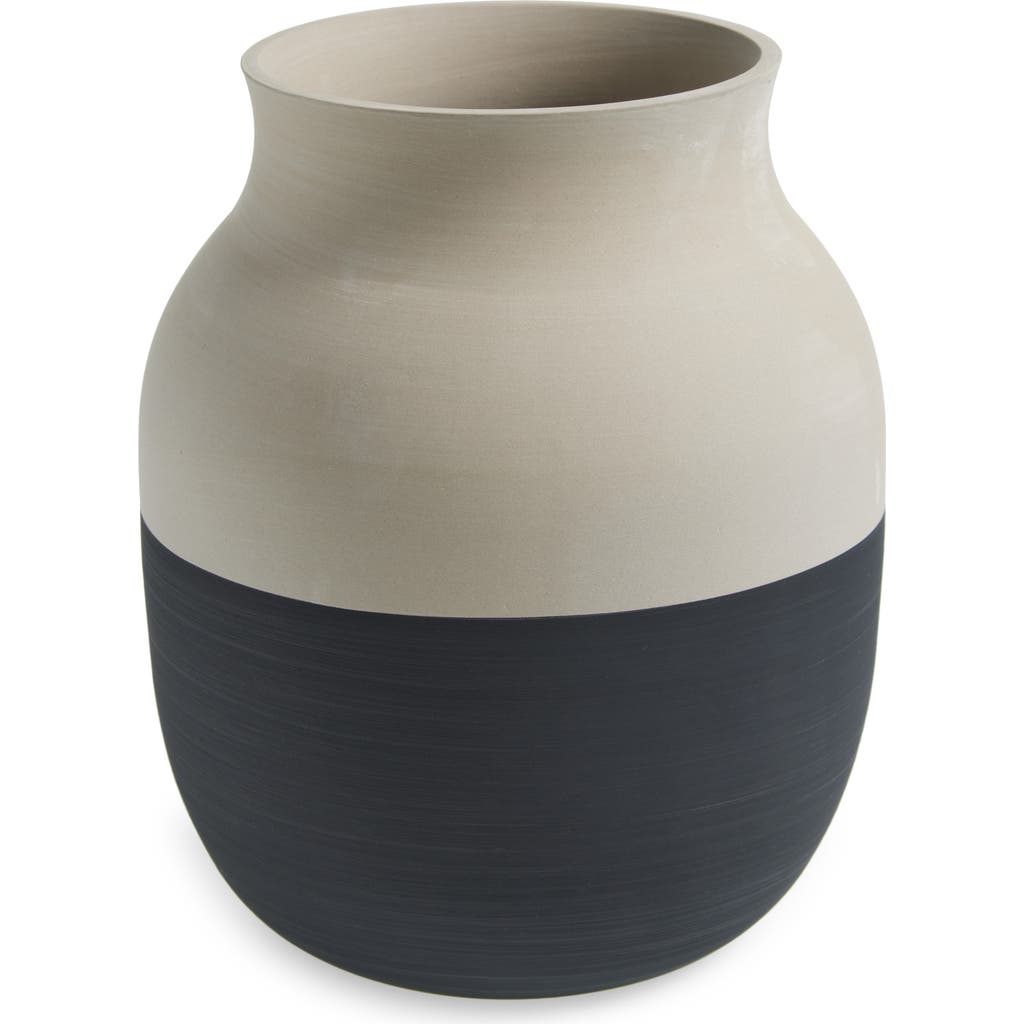 Kähler Kahler Omaggio Circulare 8-inch Vase In Gray