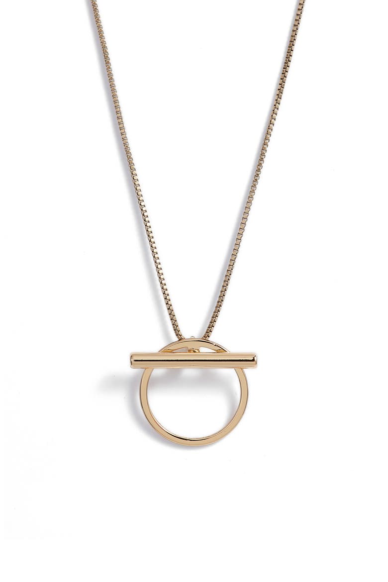 Rhye Pendant Necklace, Main, color, GOLD