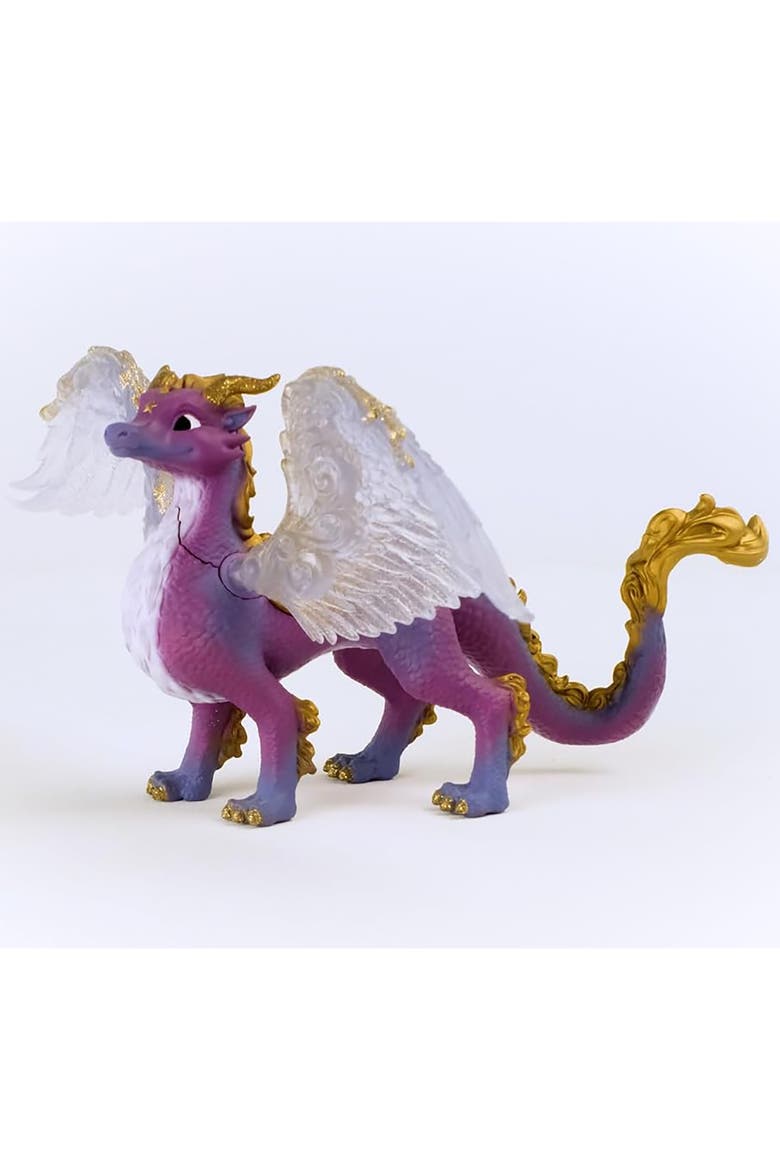 Bayala, Night Sky Dragon Purple & Gold Figurine, Alternate, color, Purple