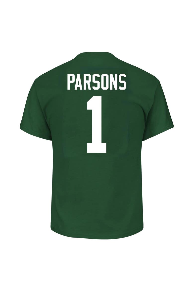 Men's Fanatics Micah Parsons Green Green Bay Packers Big & Tall Player Name & Number T-Shirt, Alternate, color, Green