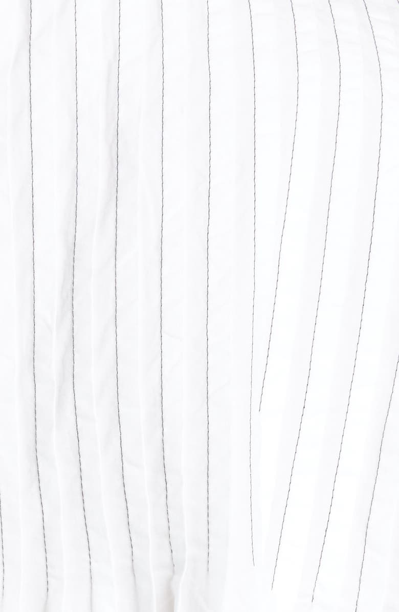 Ganni Sleeveless Poplin Crop Top, Alternate, color, 