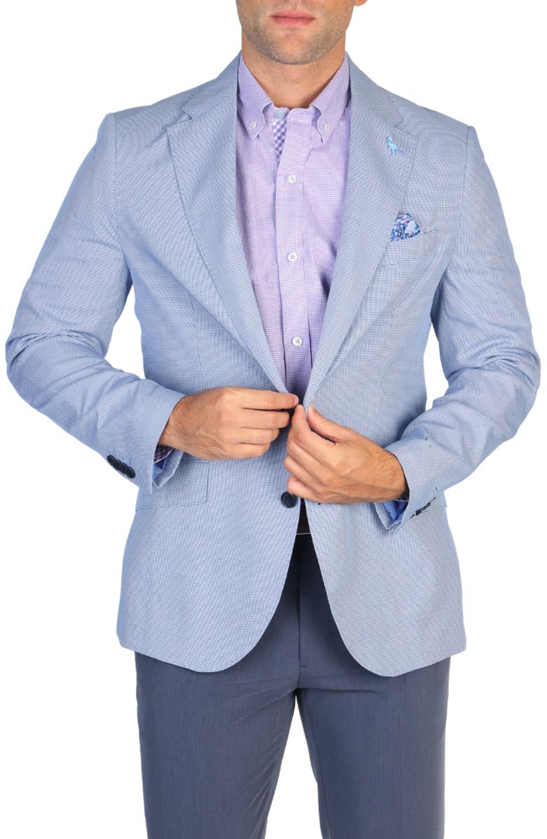 TailorByrd Minihoundstooth Sport Coat, Alternate, color, Blue