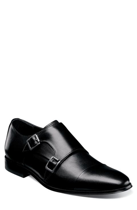 Men's Black Monk-Strap Shoes | Nordstrom