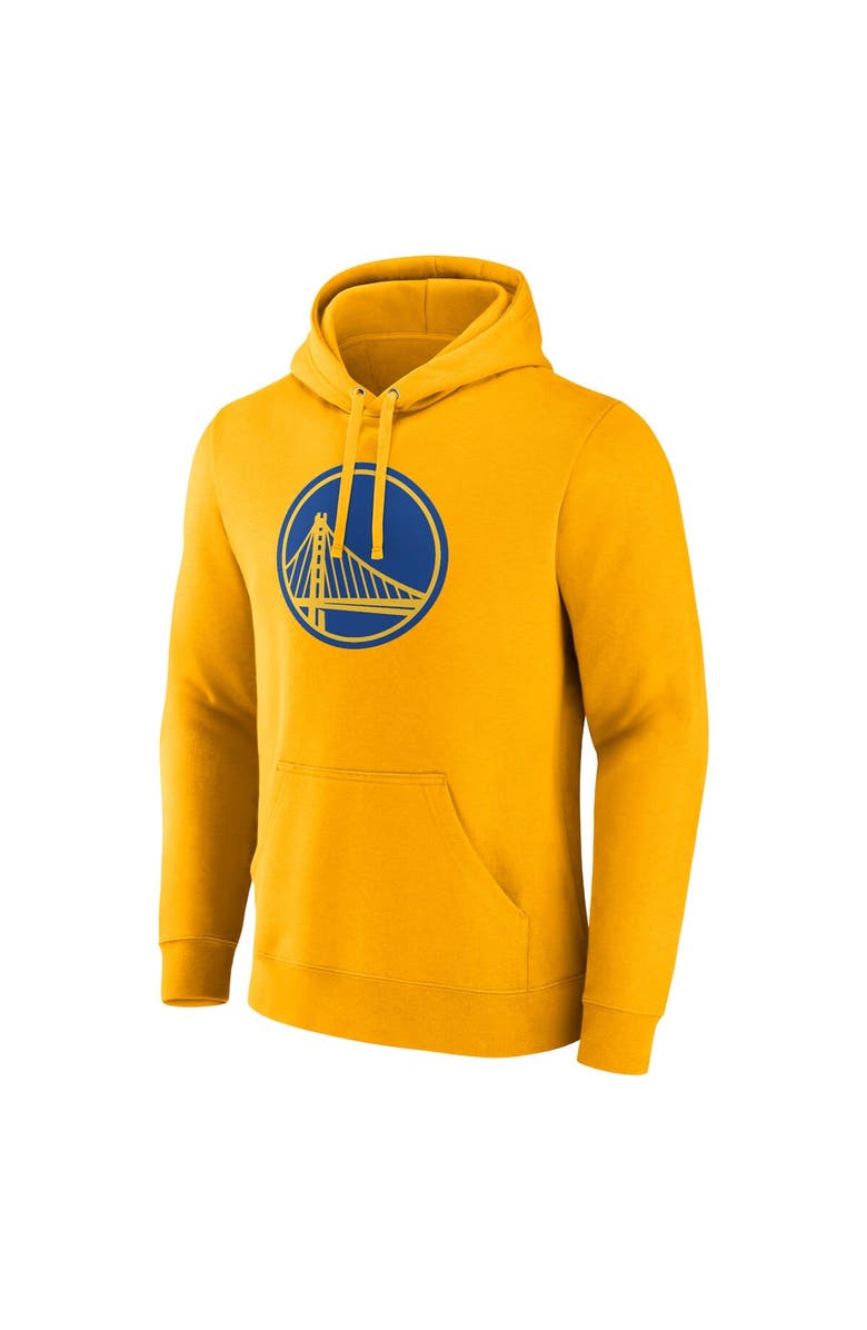 FANATICS Men's Fanatics Gold Golden State Warriors Primary Logo Pullover Hoodie, Alternate, color,