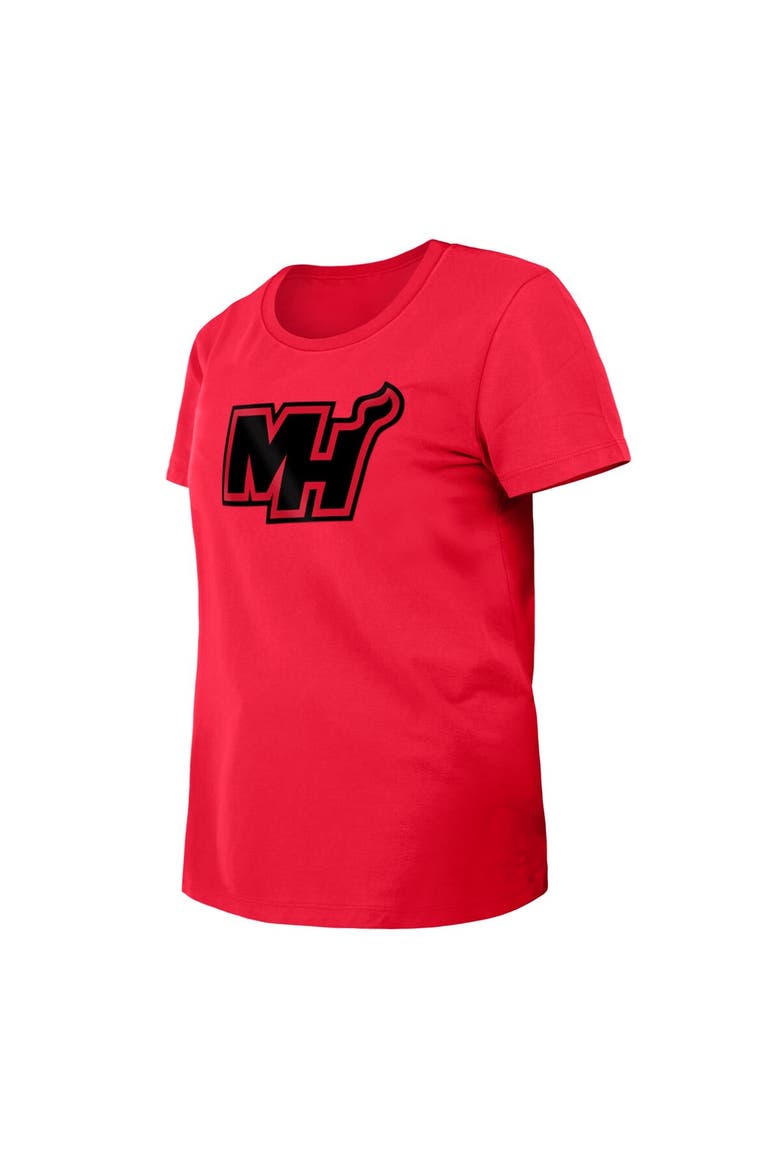 Women's New Era Red Miami Heat 2023/24 City Edition T-Shirt, Alternate, color, Red