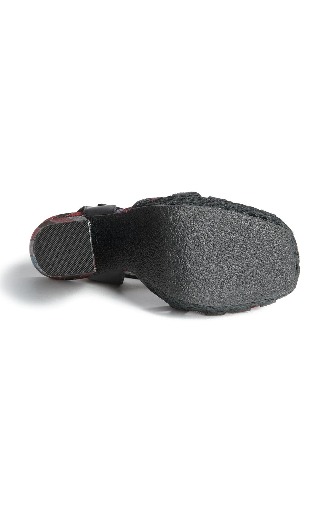 'Aztec' Sandal, Alternate, color, CHARCOAL