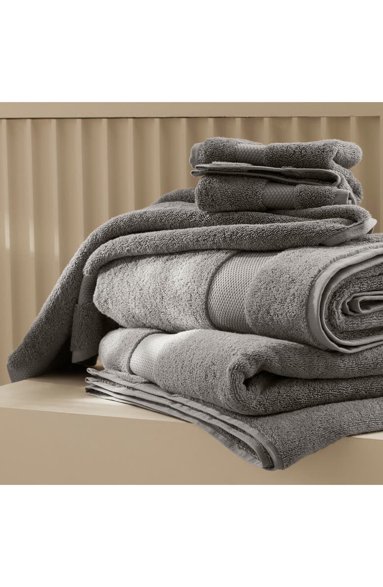 Boll & Branch Plush 6-Piece Organic Cotton Bath Towel Set, Alternate, color, Stone