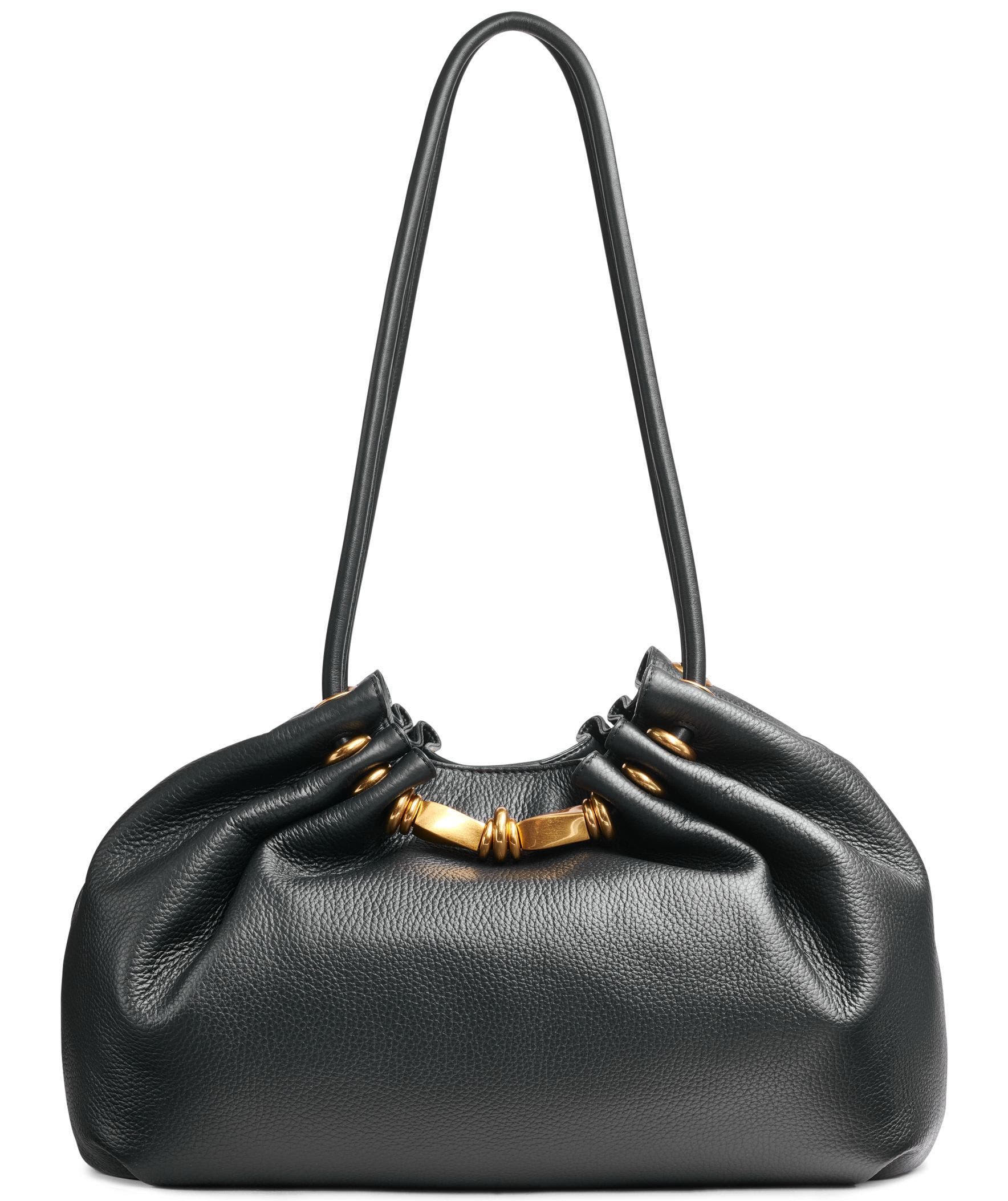 Donna Karan New York Seacliff Tote, Main, color, Black/Gold