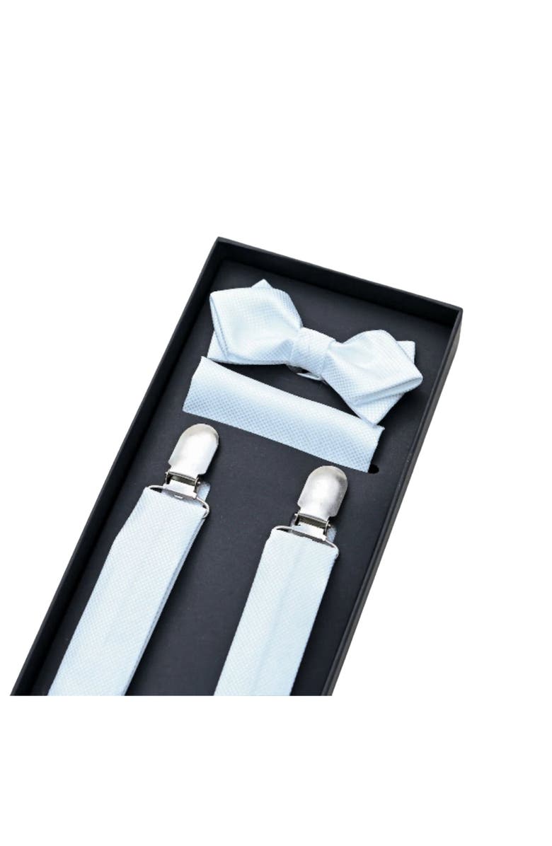 MOUSTACHE Crosshatch Suspender Set, Alternate, color, White