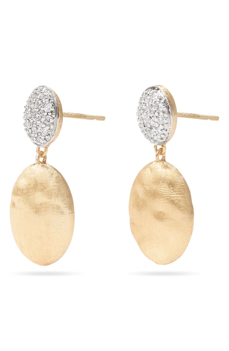 Marco Bicego Siviglia 18K Yellow Gold & Diamond Drop Earrings, Alternate, color,