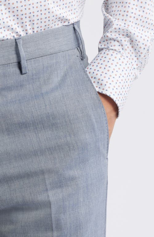 Zanella Parker Stretch Wool Trousers In Blue