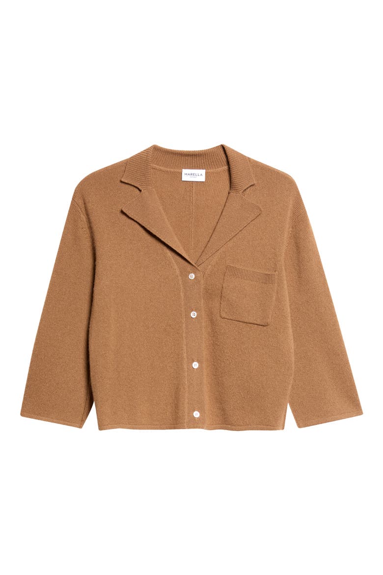 Wool & Cashmere Cardigan, Alternate, color, CAMEL