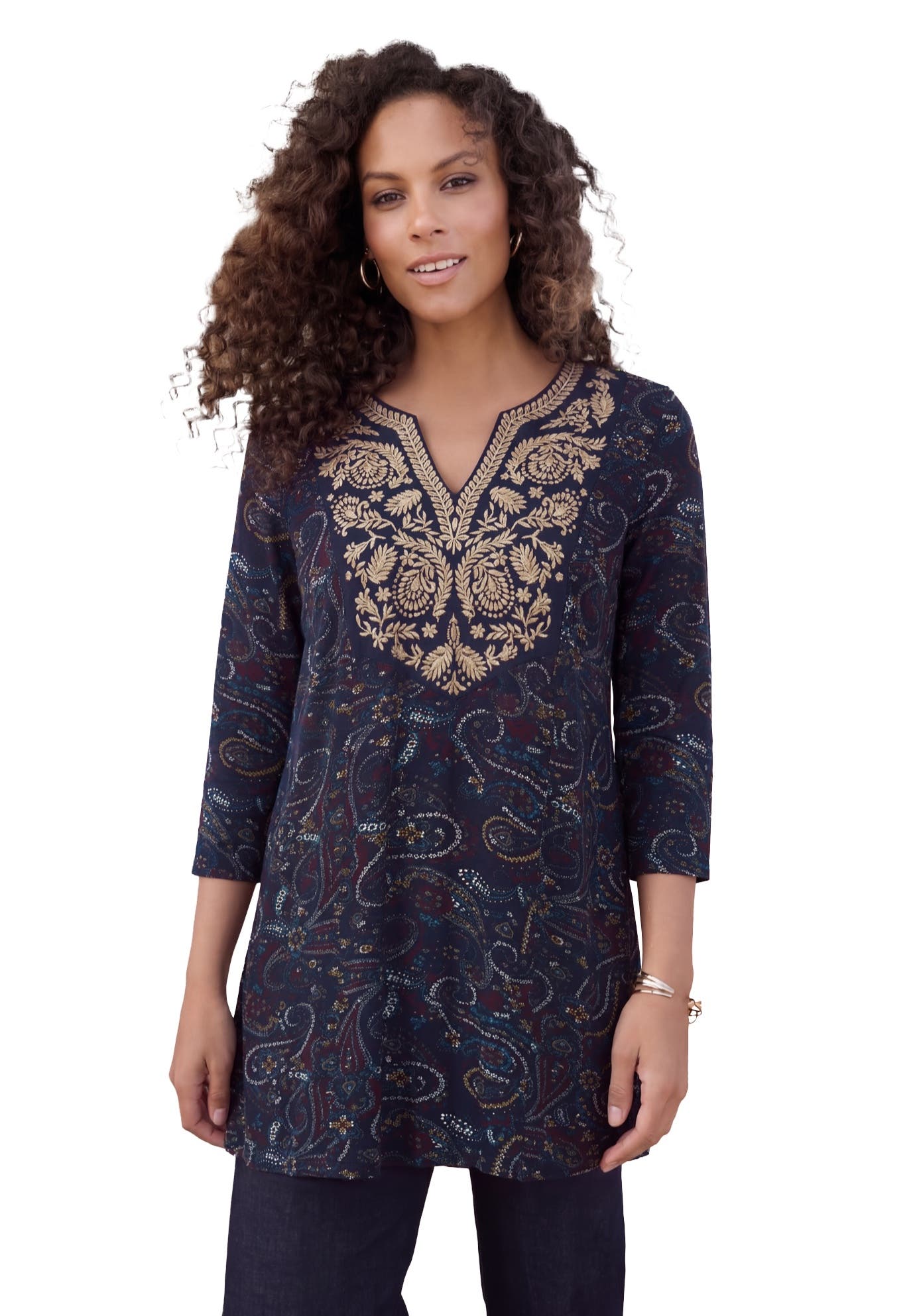 selected NAVY DITSY FLORAL PAISLEY