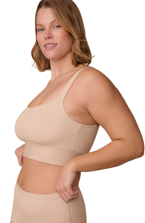 Harper Wilde Bliss Square Neck Bralette In Neutral