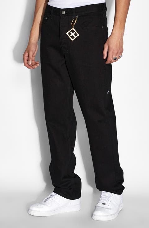 Anti K Blackout Relaxed Straight Leg Jeans