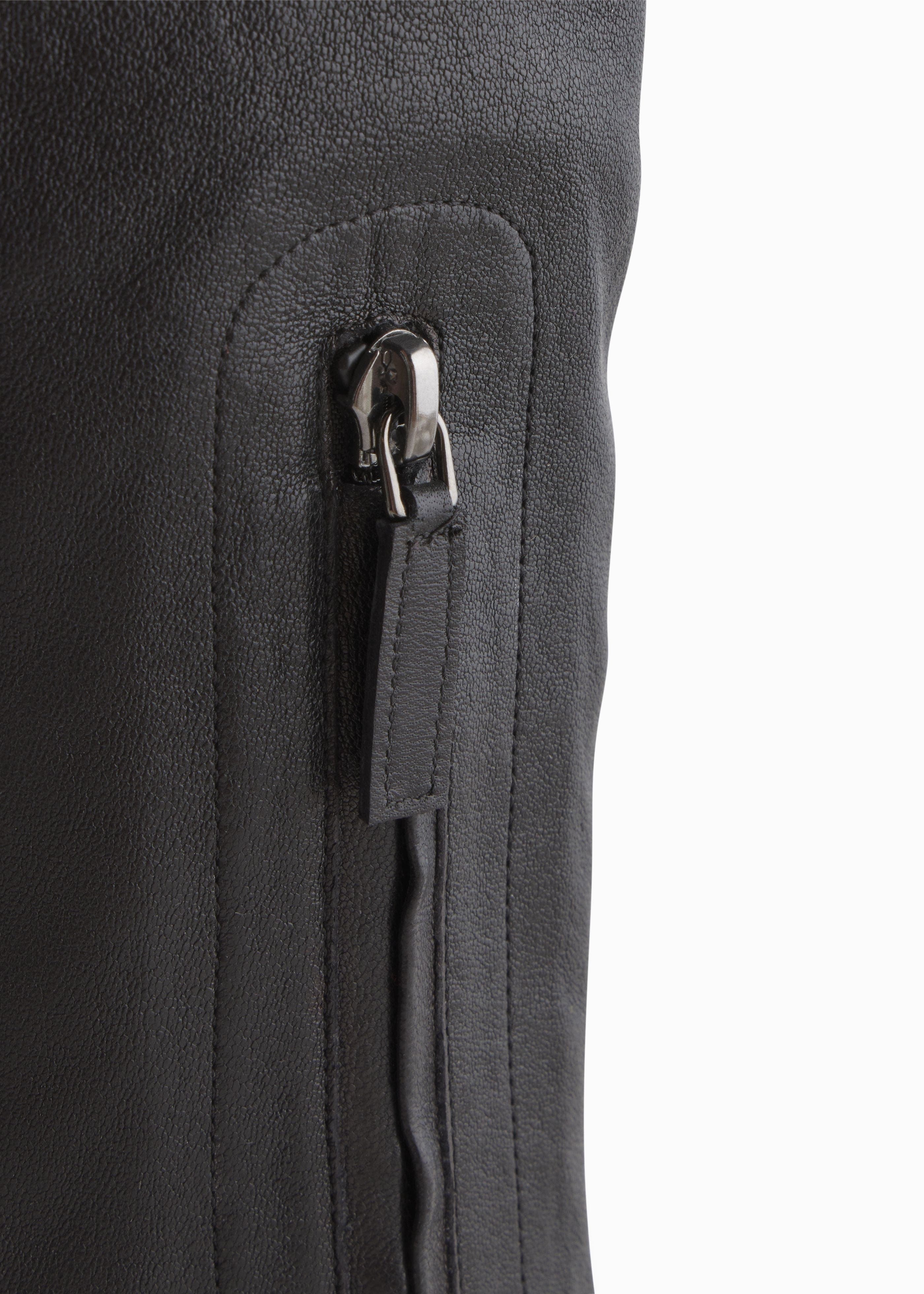 CO Stretch Leather Knee-High Bootie, Alternate, color, Black