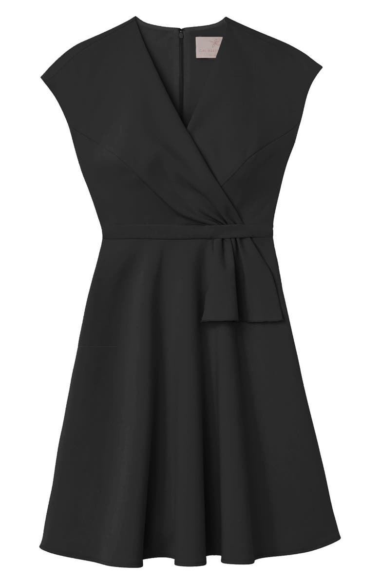 Gal Meets Glam Collection Lydia Double Face Twist Dress, Alternate, color, 