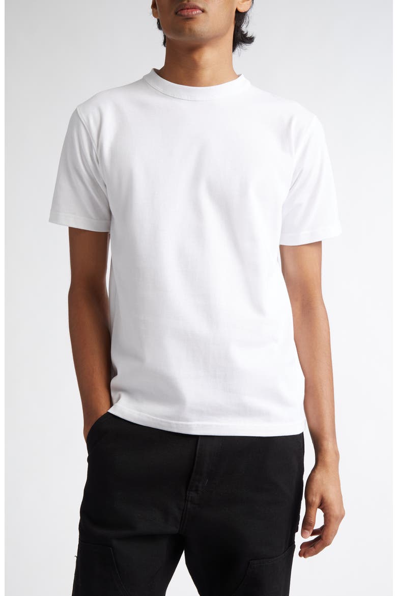 Black Cat Cotton Graphic T-Shirt, Main, color, WHITE