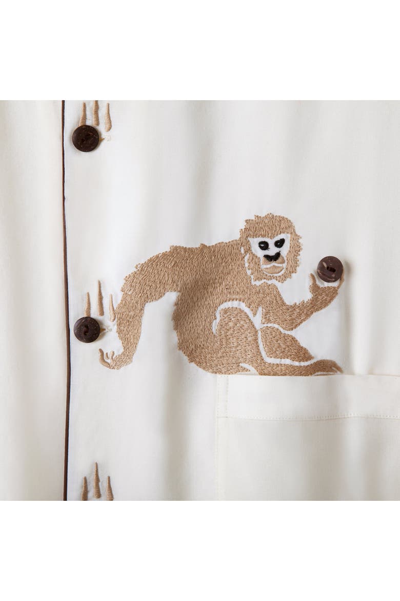 Monkey Business Top, Alternate, color, Vanilla