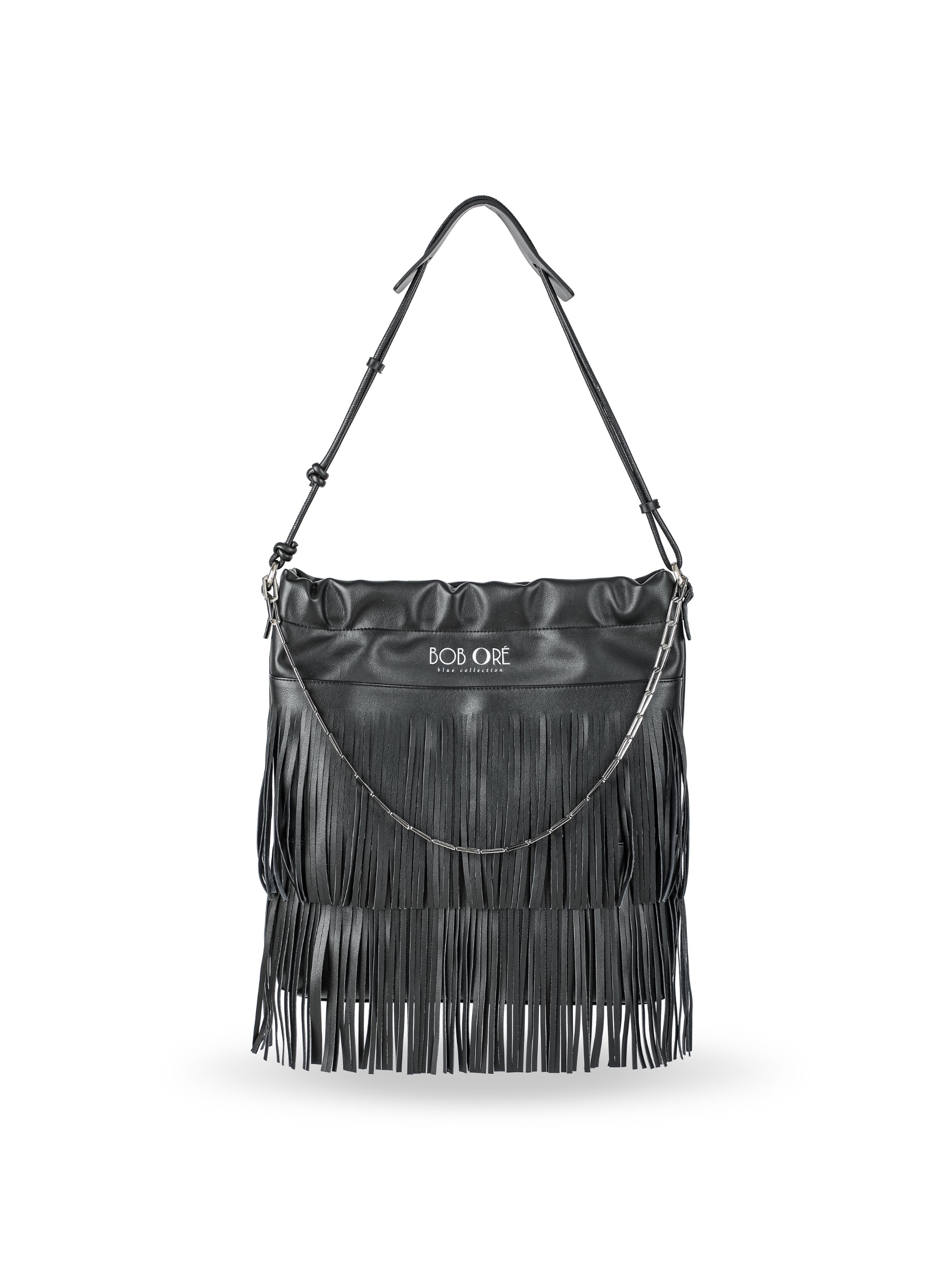 Bob Oré Blue Collection Harper Shoulder bag, Main, color, Black