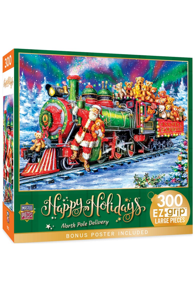North Pole Delivery 300pc Jigsaw Puzzle, Main, color, Multicolor