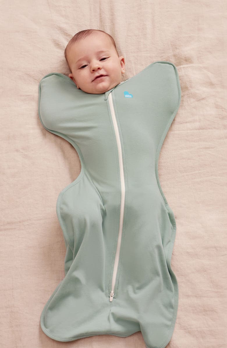 LOVE TO DREAM Swaddle Up<sup>™</sup> Lite 0.2 TOG Stretch Cotton Swaddle, Alternate, color, Olive