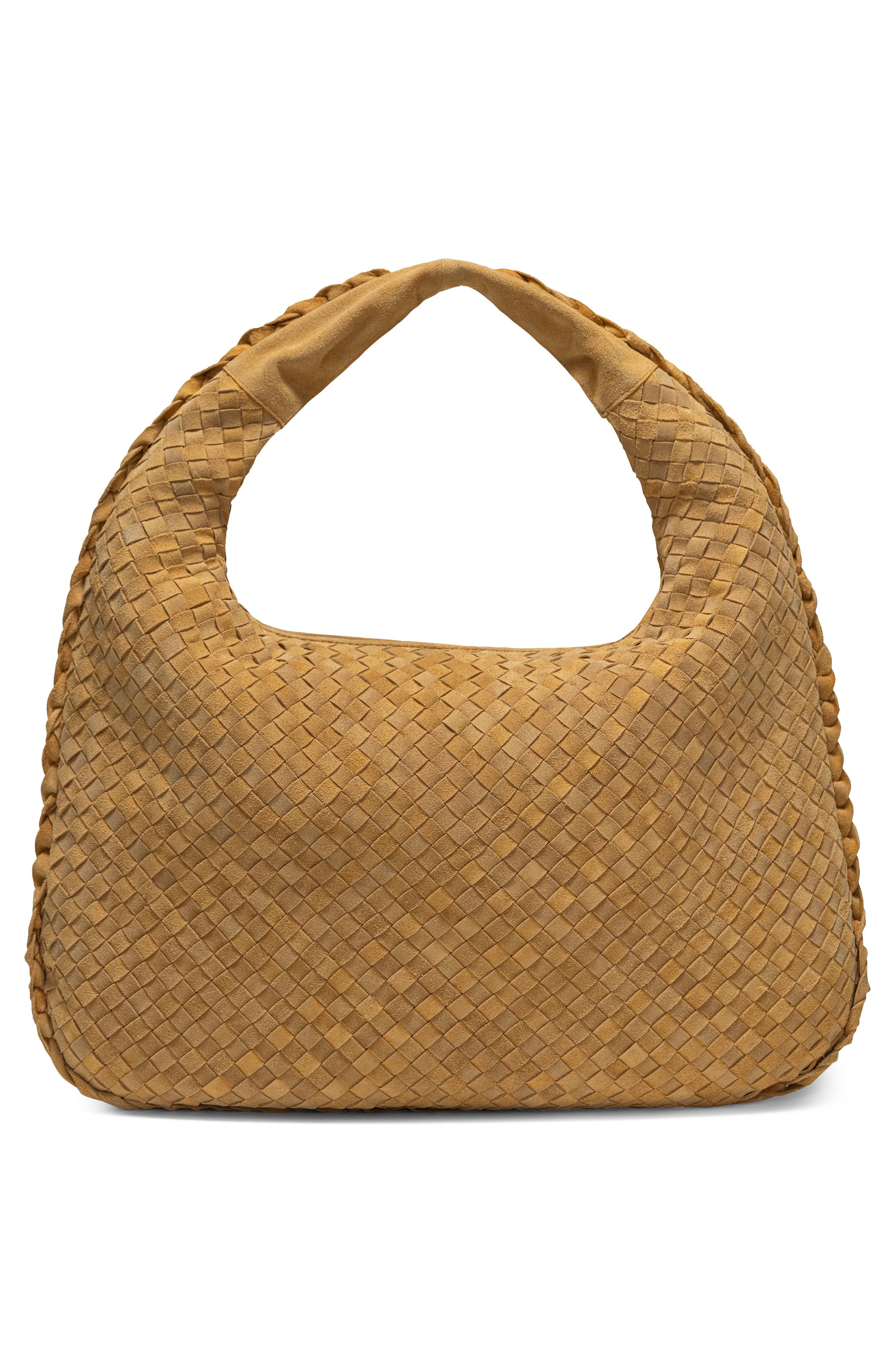 San Angelo Suede Shoulder Bag, Alternate, color, TAN