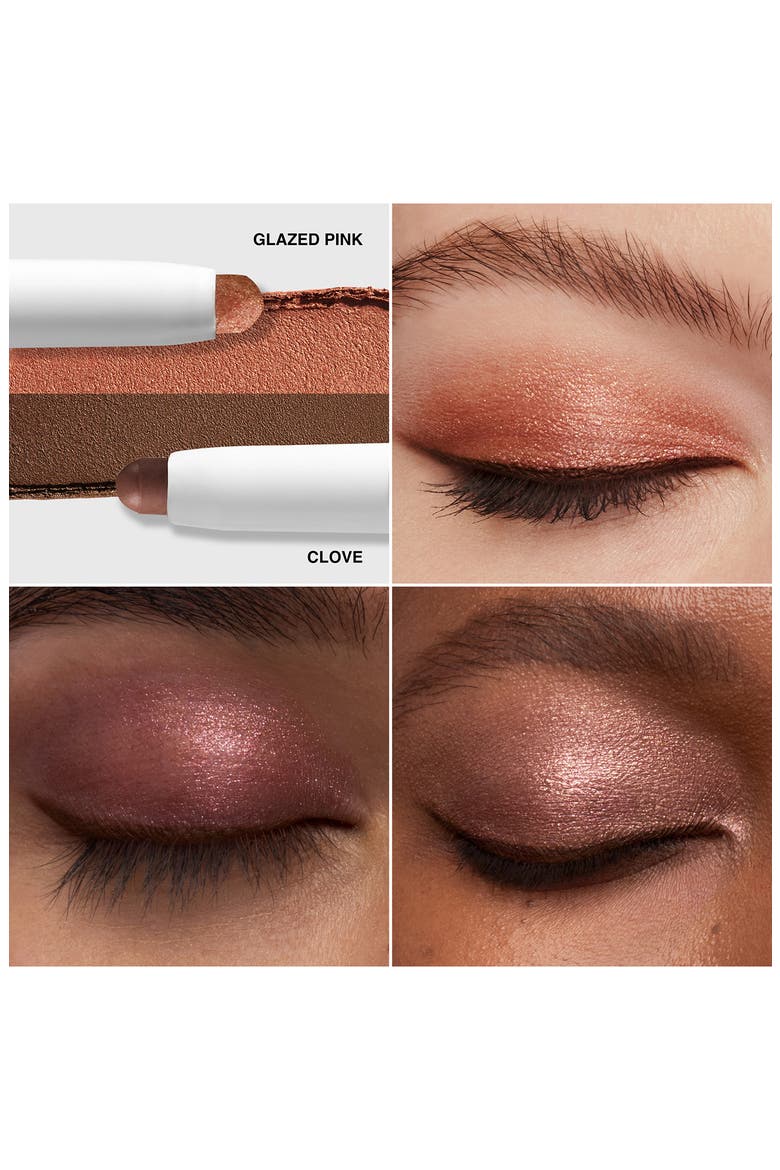 Dual-Ended Cream Eyeshadow Stick Duo (Limited Edition) $86 Value, Alternate, color, GLAZEDPINK/CLOVE/MICA/ICEDPLUM