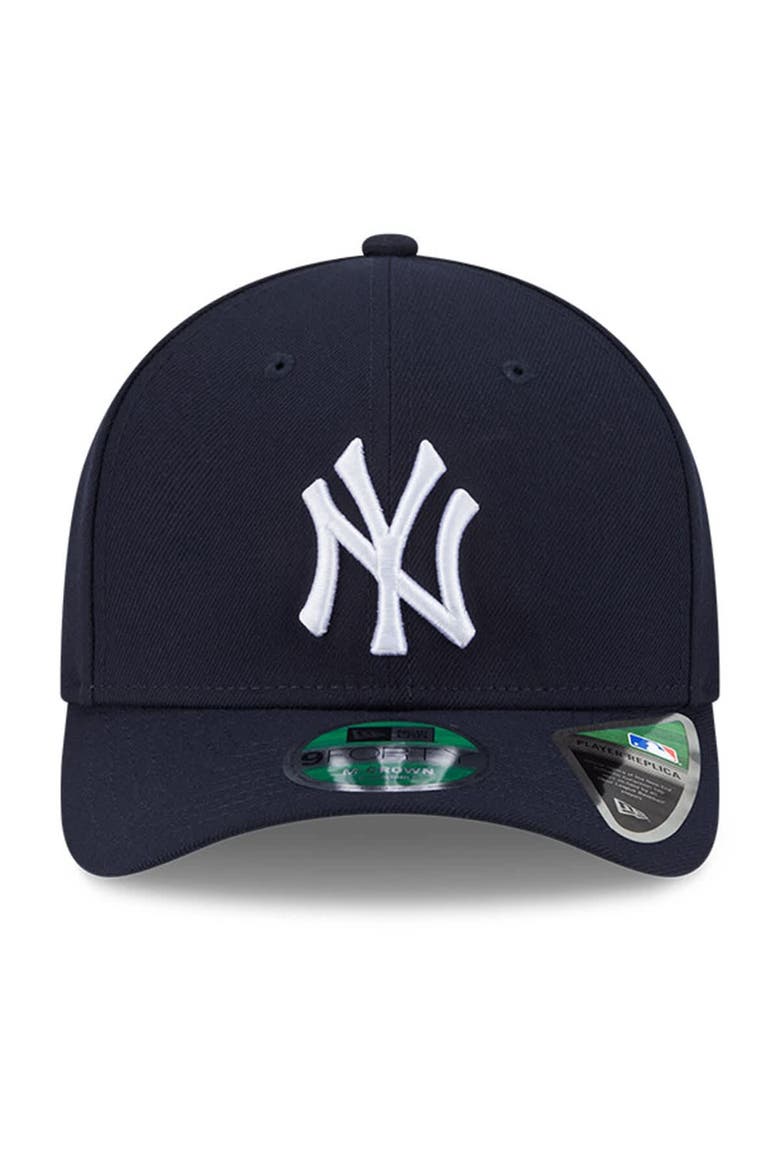 Men's New Era  Navy New York Yankees Player Replica 9FORTY Adjustable Hat, Alternate, color, Navy