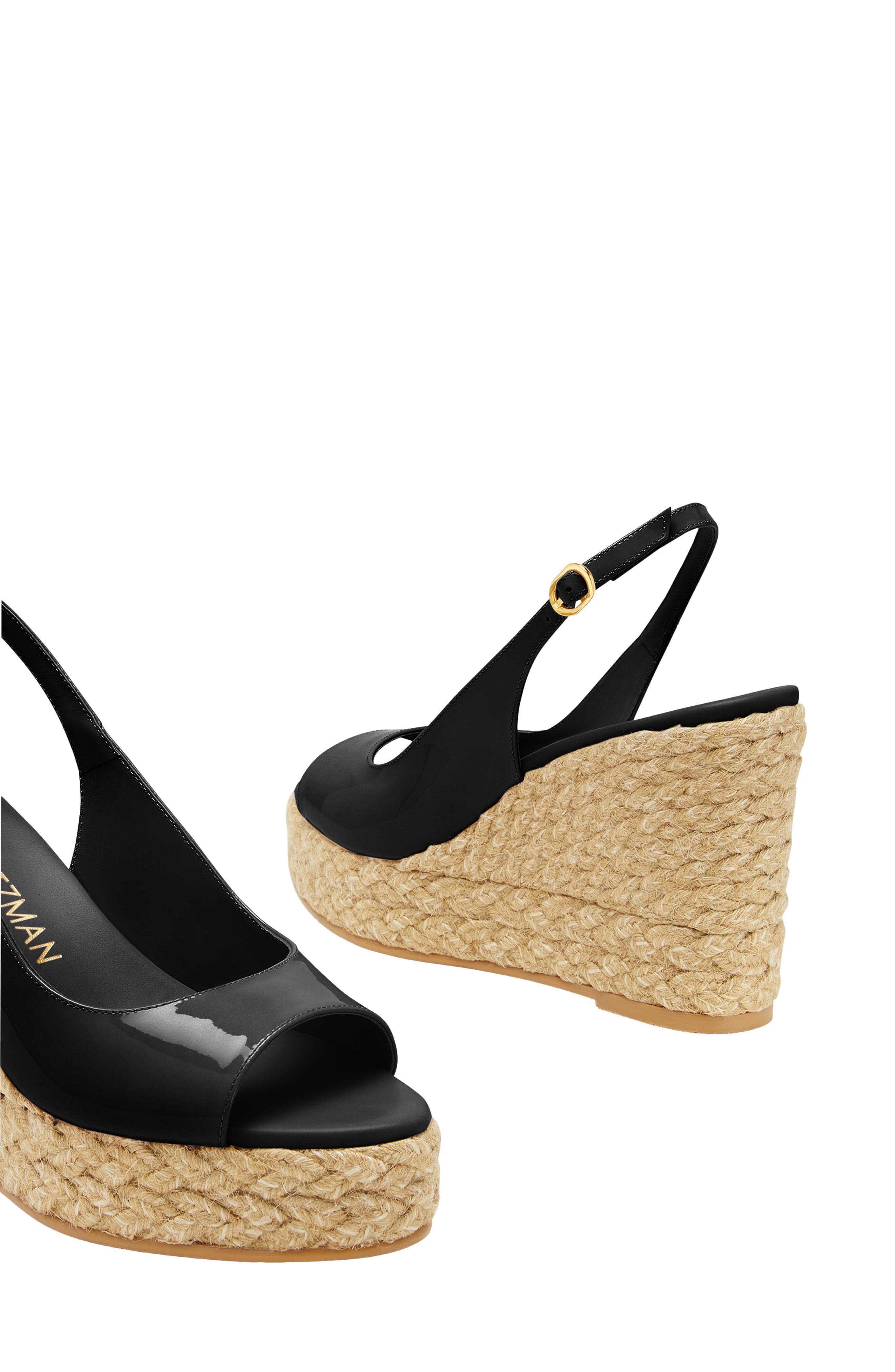Stuart Weitzman Island Espadrille Wedge Sandal, Alternate, color, 