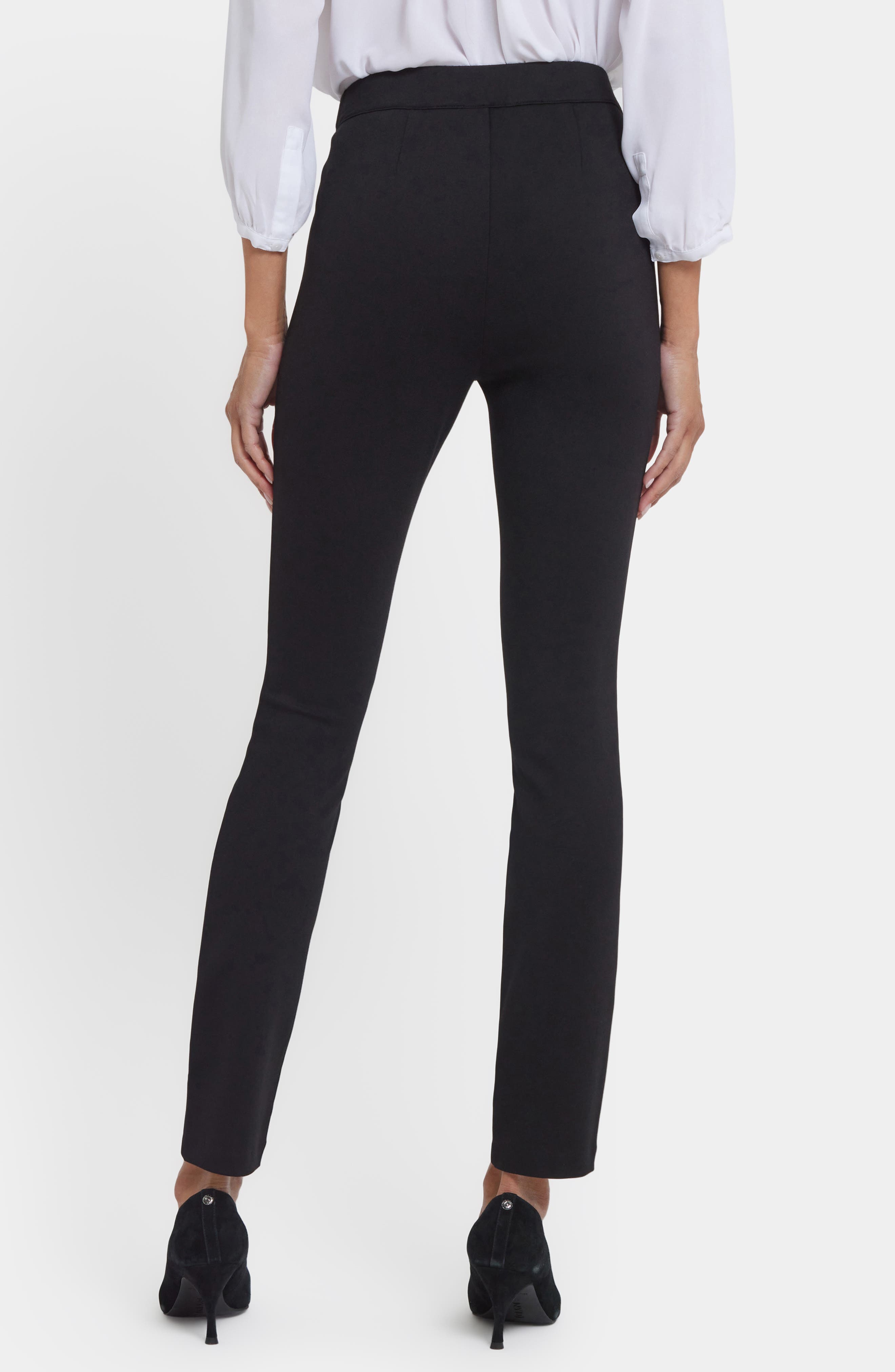 Zelda Split Hem Slim Straight Leg Pants - image 2