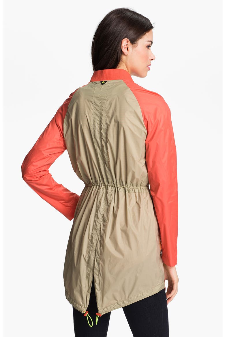 Colorblock Utility Jacket, Alternate, color, CORAL