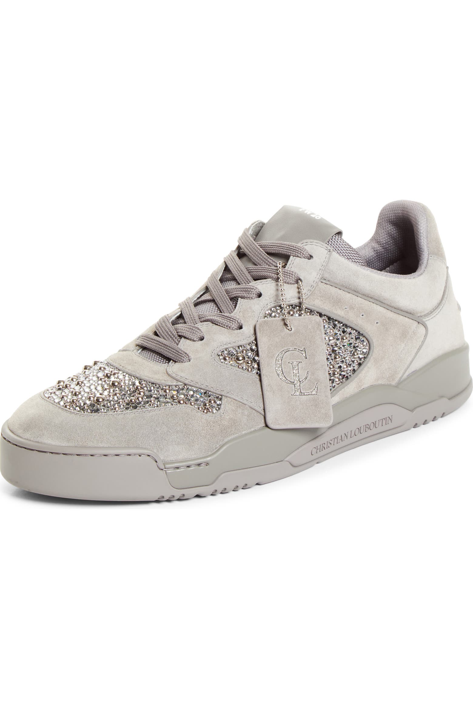 Ship Perla Christian Louboutin Basketball 1 Perla Low Top Sneaker (Men) | Nordstrom