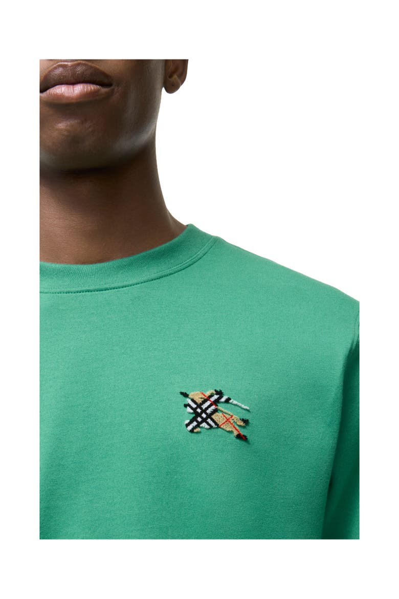 Knight Cotton T-shirt, Alternate, color, Jade green