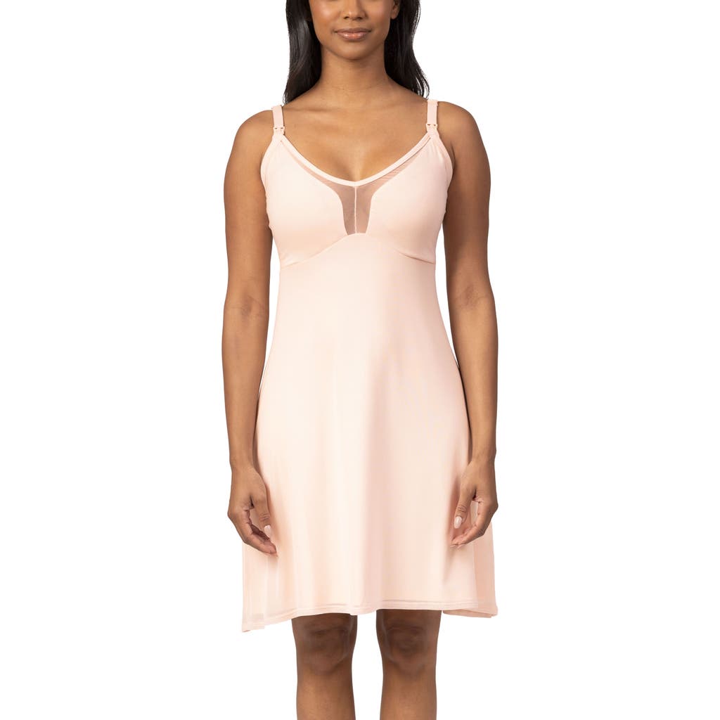 Kindred Bravely Aurora Mesh Nursing Nightgown in Quartz  product