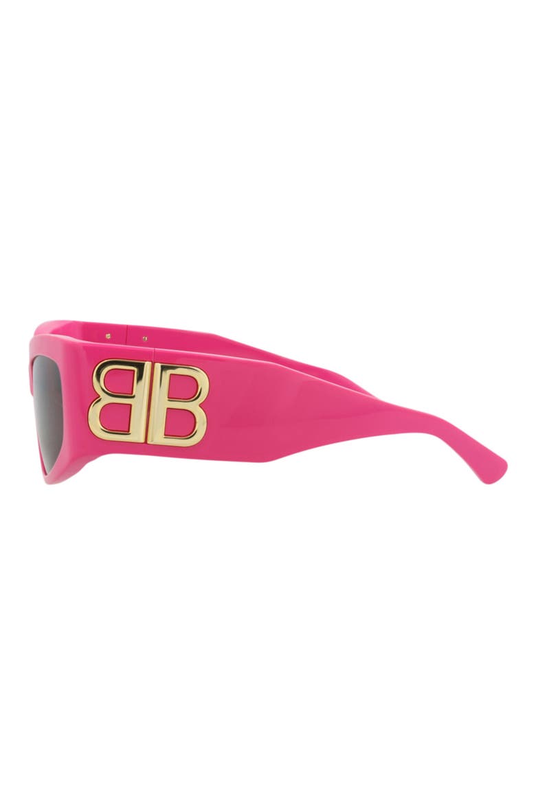 57mm Cat Eye Sunglasses, Alternate, color, PINK PINK GREY