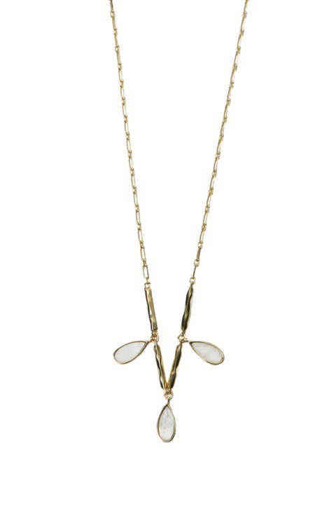 Shaky Mother-of-Pearl Charm Necklace
