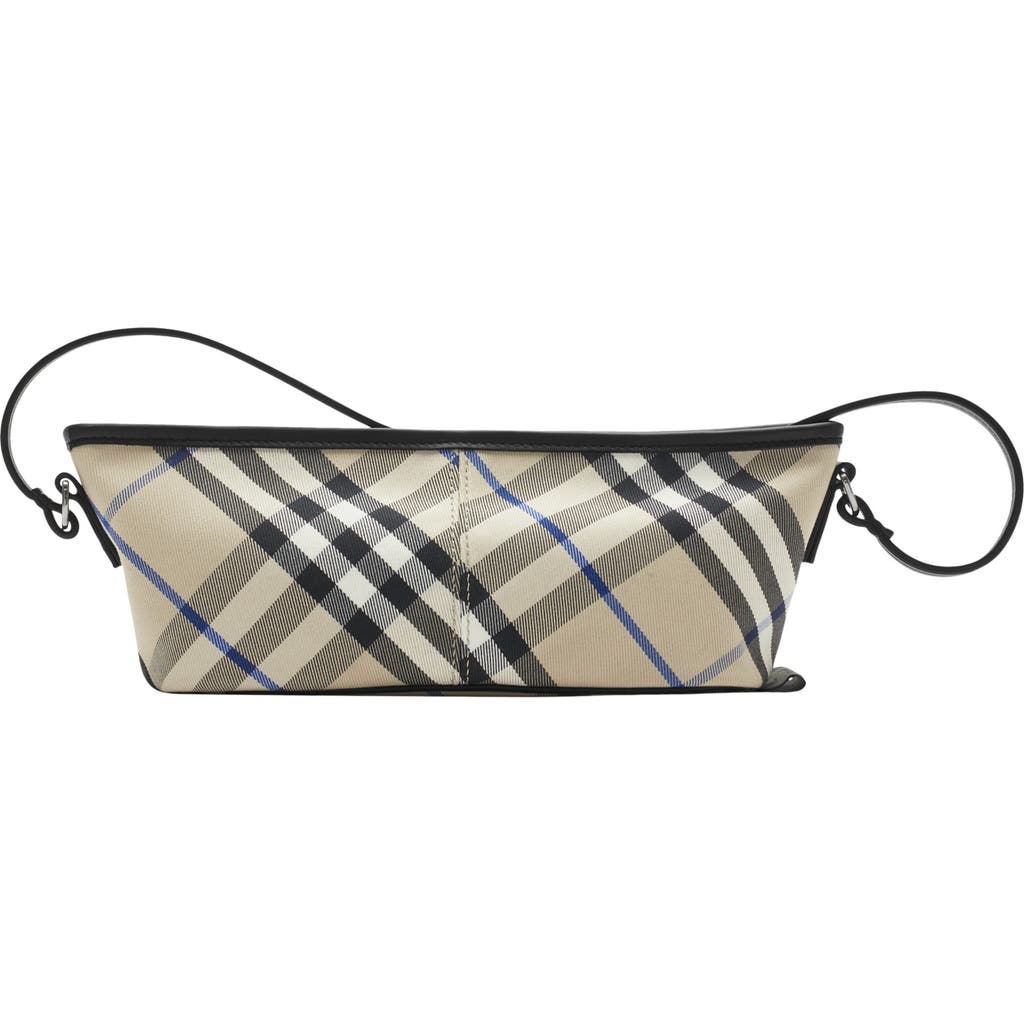 Burberry Beige Check Mini Bag In Lichen