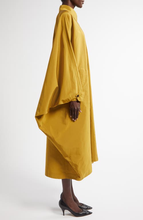 The Row Edyta Long Oversized Wool Coat In Curcuma