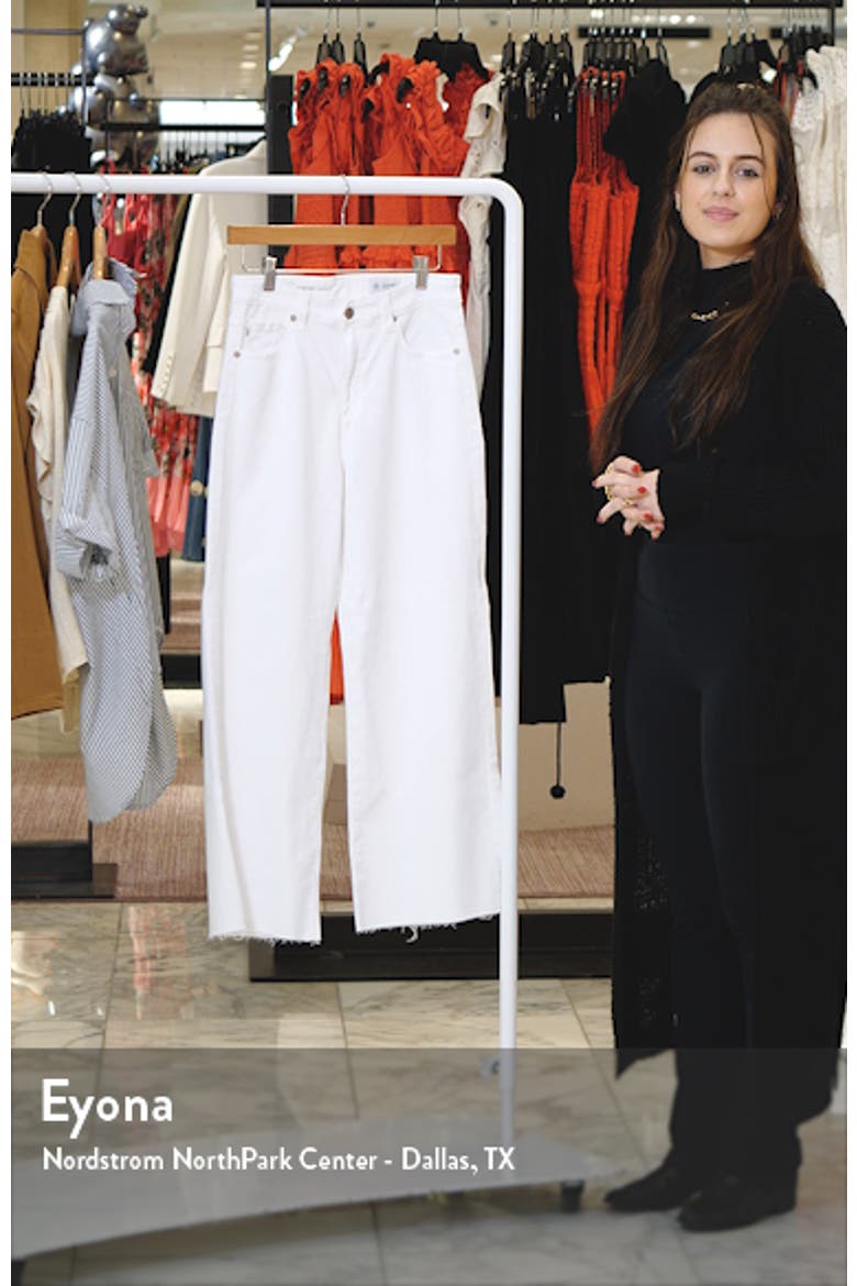 Saige Mid Rise Ankle Wide Leg Jeans video